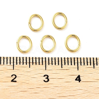 304 Stainless Steel Closed Jump Rings X-STAS-F221-46S-G-1