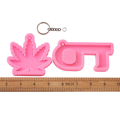 DIY Silicone Keychain Making Molds DIY-TA0008-56-1
