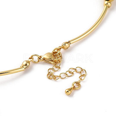 Rack Plating Brass Heart Pendant Necklaces for Women NJEW-C059-01G-03-1