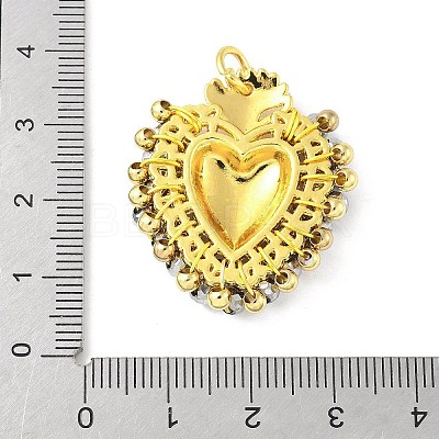 Alloy Glass Pendants FIND-Z074-01G-1