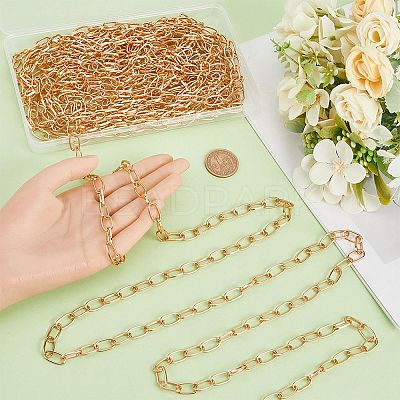 10M Aluminium Paperclip Chains CHA-SC0001-02-1