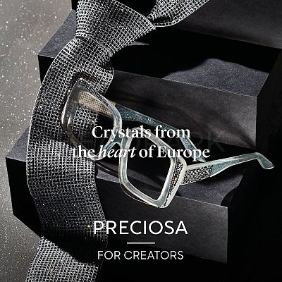 Preciosa® MAXIMA Crystal No Hotfix Flatback Stones Y-PRC-NSS8-00030-299-1