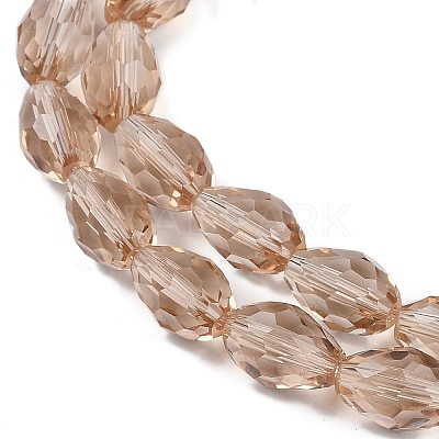 Transparent Glass Beads Strands EGLA-N013-T10mm-D23-1