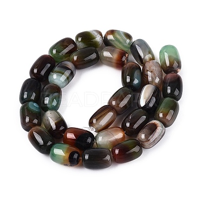 Natural Agate Beads Strands G-N356-02B-10-1