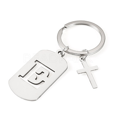 1Pc Stainless Steel Keychains KEYC-TADJ0001-08E-1