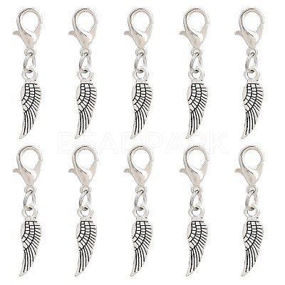 10Pcs Tibetan Style Alloy Shoe Charms HJEW-JM04169-03-1