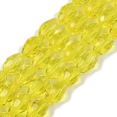 Transparent Glass Beads Strands LS-EGLA-N013-T6mm-D26-1