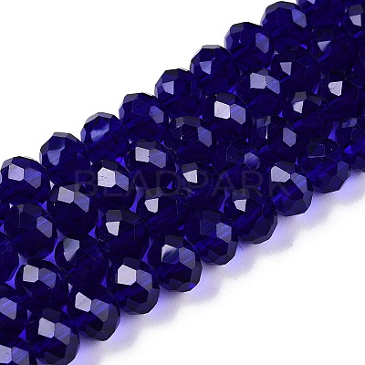 Glass Beads Strands EGLA-A044-T8mm-D06-1
