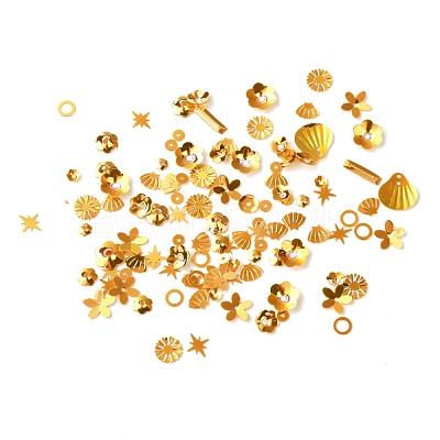 Plastic Paillette Beads DIY-P025-05I-1