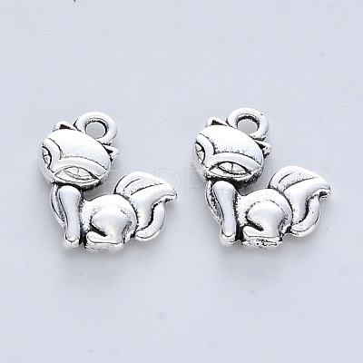 Tibetan Style Alloy Pendants X-TIBE-R316-063AS-RS-1
