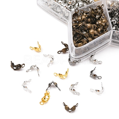 350~400Pcs 5 Colors Iron Bead Tips IFIN-YW0001-33-1