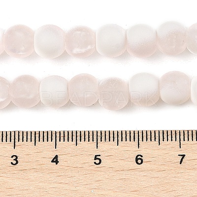 Frosted Crackle Glass Beads X1-GLAA-U001-6mm-M12-1