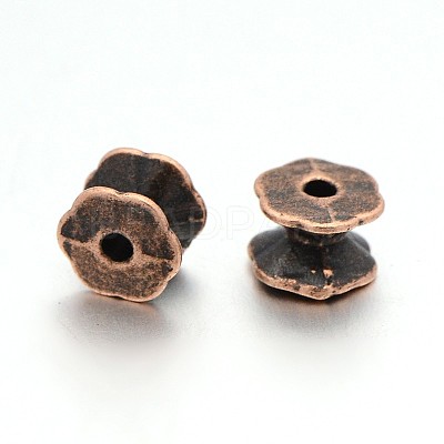 Tibetan Style Double Sided Bead Caps X-RLF9831Y-NF-1
