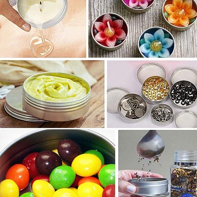 Round Aluminium Tin Cans CON-PH0001-66P-1