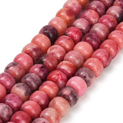 Dyed Natural White Jade Beads Strands GG-CBAA20A-01A-05-1