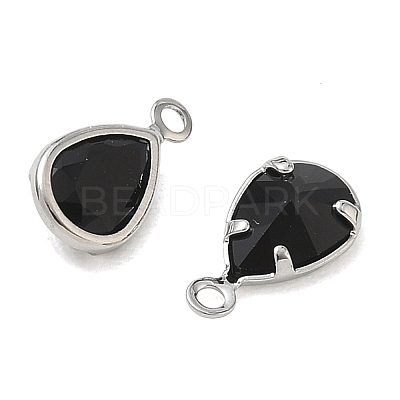 Brass Pave Cubic Zirconia Charms CU-CBABEB3-04P-1