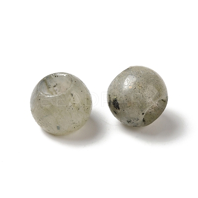 Natural Labradorite European Beads G-N342-03F-1