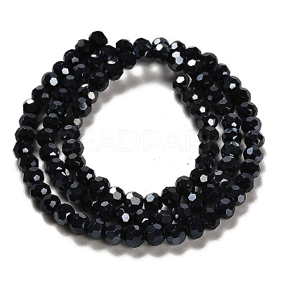 Electroplate Glass Bead Strands LS-EGLA-R015-4mm-15-1