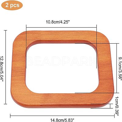 Wooden Bag Handle FIND-WH0063-89A-1