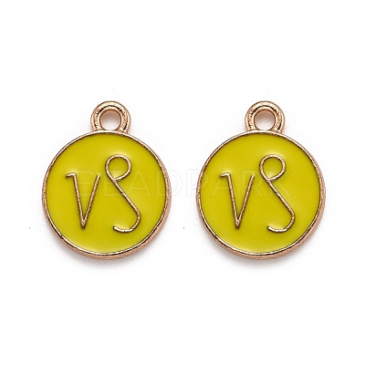 Alloy Enamel Pendants ENAM-S124-01B-14E-1