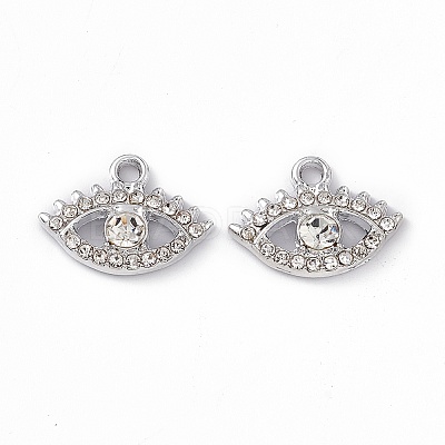 Alloy Rhinestone Pendants PALLOY-P287-06P-1