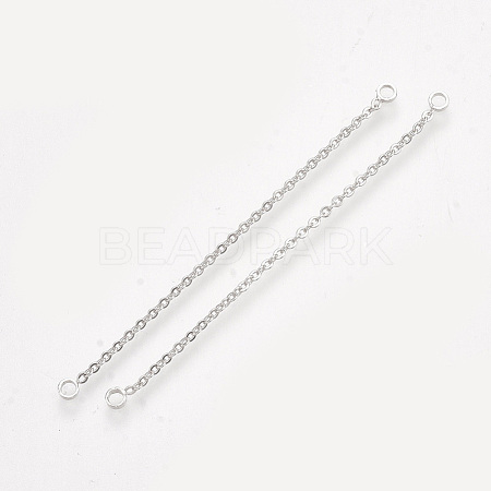 Brass Chain Links connectors KK-T044-03A-P-1