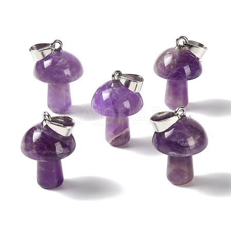 Natural Amethyst Pendants GG-CBAA0EE-05P-14-1