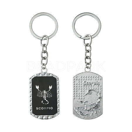 Alloy Enamel Keychain KEYC-YW00022-08-1