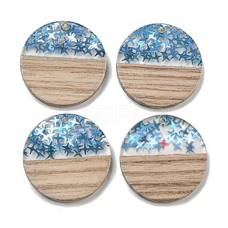 Wooden Pendants FIND-B042-13C-1