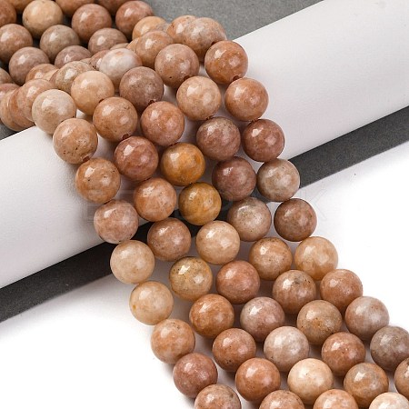 Natural Orange Quartz Beads Strands G-P551-A01-03-1