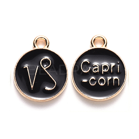 Alloy Enamel Pendants LS-ENAM-S124-01B-08E-1