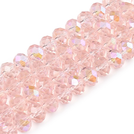 Electroplate Glass Beads Strands EGLA-A044-T8mm-L22-1