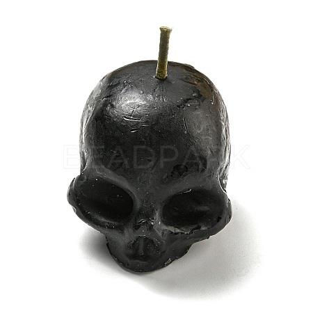 Paraffin Wax Skull Candles DIY-WH0209-88B-1
