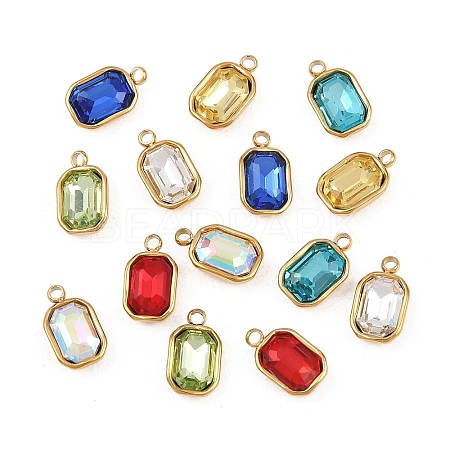 Glass Charms STAS-P437-15F-G-1