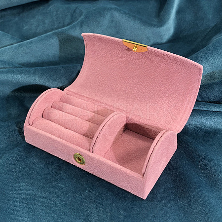 Arched Velvet Jewelry Set Storage Boxes CON-R031-01B-1
