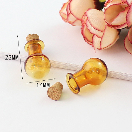 Miniature Glass Bottles MIMO-PW0001-035D-1