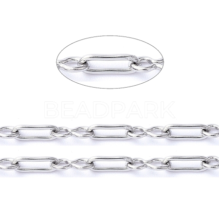 Tarnish Resistant 304 Stainless Steel Link Chains CHS-D032-04P-1