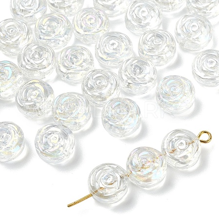 30Pcs Electroplate Glass Beads EGLA-YW0005-57-B03-1