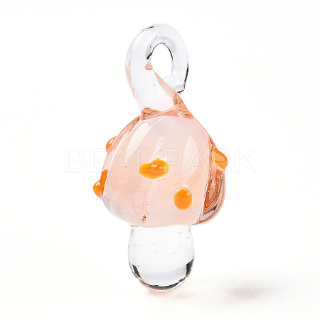 Handmade Lampwork Pendants LAMP-T021-23A-1