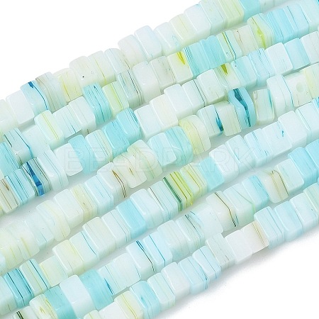 Handmade Lampwork Beads Strands LAMP-Q037-02A-06-1
