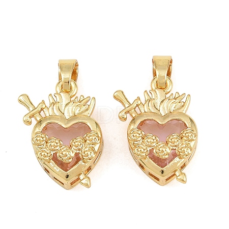 Brass Pendants kk-P343-09E-G-1