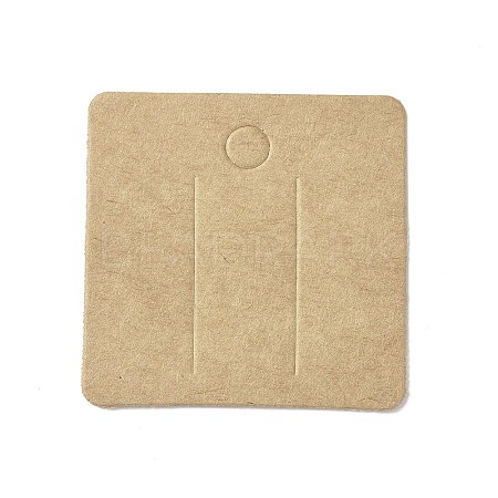 Square Paper Hair Clip Display Cards DIY-B061-01A-02-1