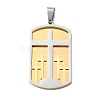 Easter 304 Stainless Steel Pendants STAS-E527-06GP-1