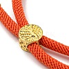 Nylon Cords Bracelet Makings Fit for Connector Charms AJEW-P116-01G-05-3