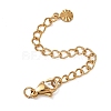 201 Stainless Steel Curb Chain Extender SA-CBA0FDA-01G-22-1