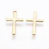304 Stainless Steel Tiny Cross Charms X-STAS-P220-08G-2