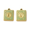 304 Stainless Steel Pendants STAS-A124-17C-G-1