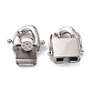 304 Stainless Steel Clasps STAS-P273-01C-P-3