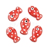 Handmade Porcelain Beads PORC-B009-03O-1