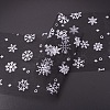 Snowflake Deco Mesh Ribbons OCOR-P010-G15-7